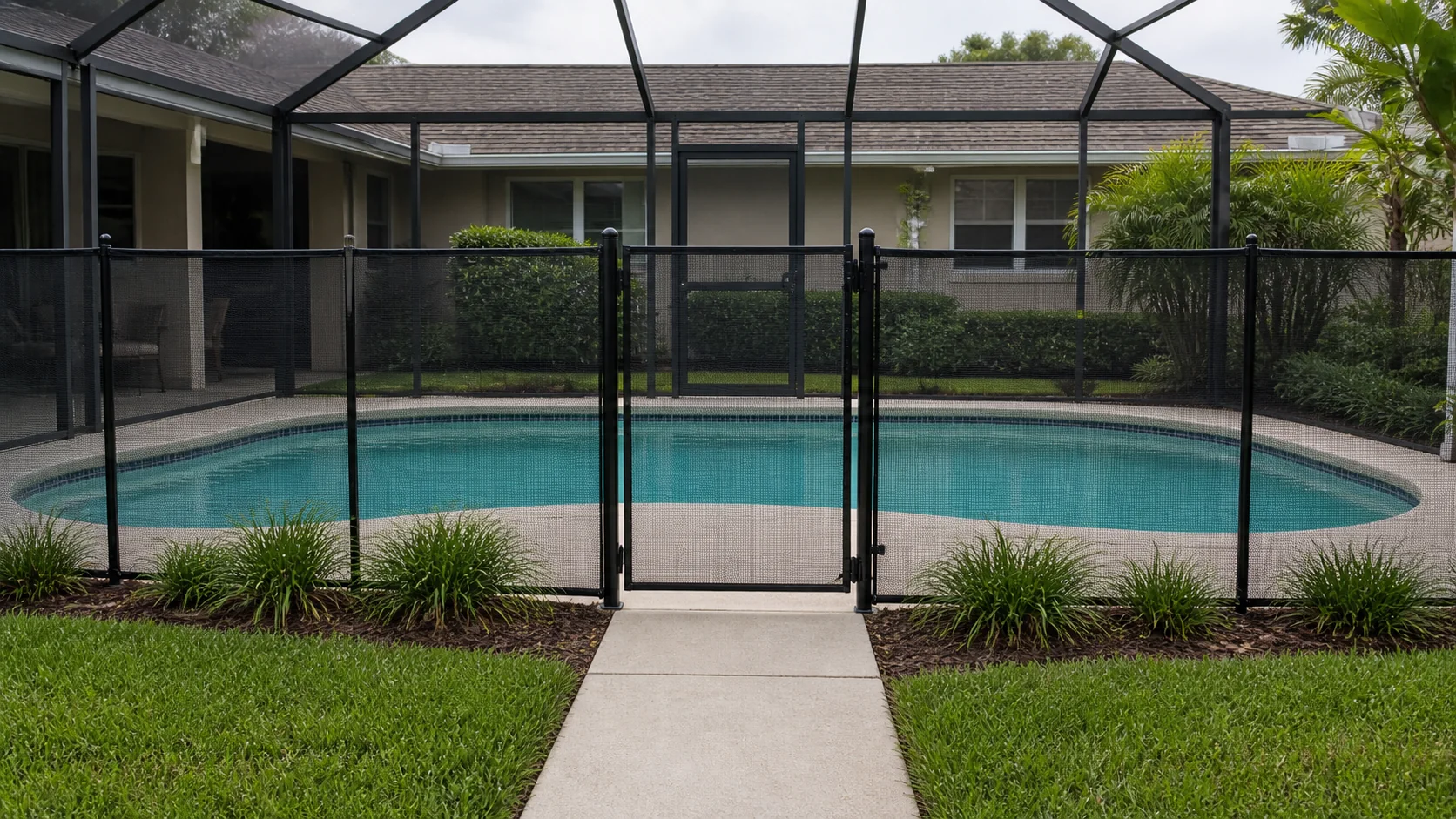 Backyard of a Florida home